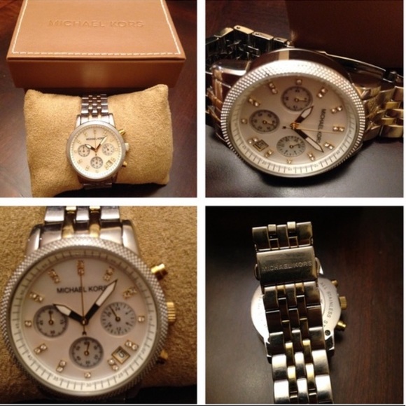 Michael Kors 2 toned watch🕥🕦 - Picture 7 of 10